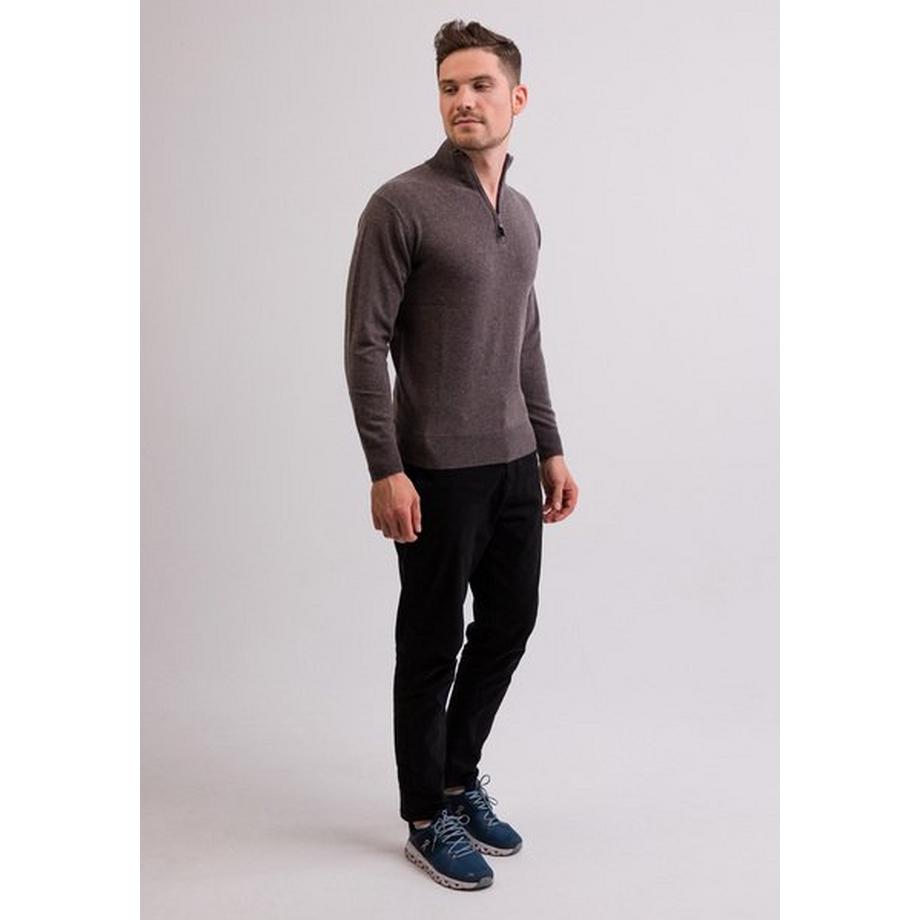 CASH-MERE.CH Pull Col Montant Cachemire  