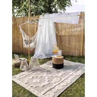 Benuta In- & Outdoor-Teppich Carlo Cream  