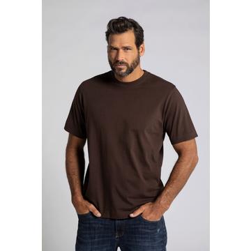 T-shirt basic di cotone pettinato con scollo a girocollo, disponibile fino alla taglia 8XL