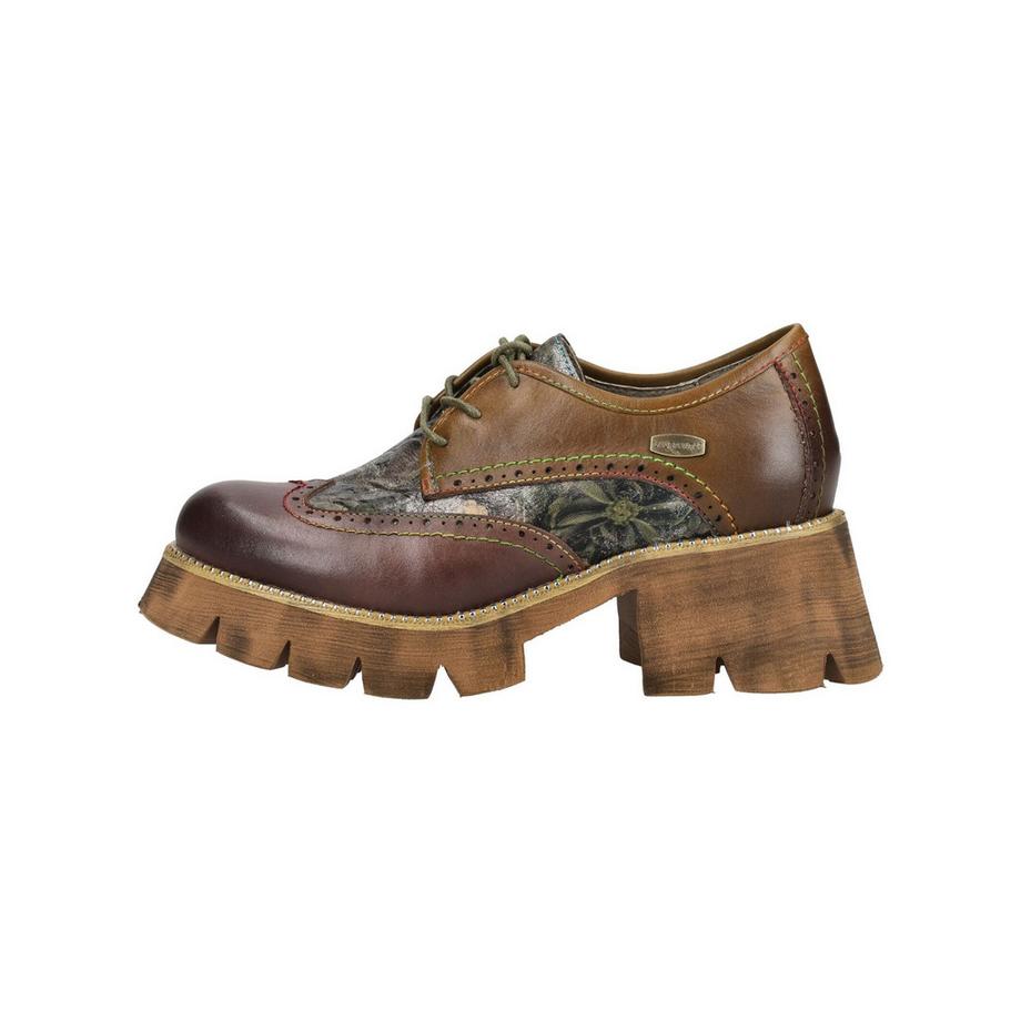 Laura Vita Scarpe Oxford con lacci e suola a piattaforma  