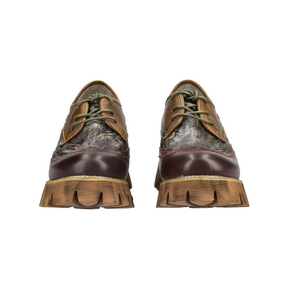 Laura Vita Scarpe Oxford con lacci e suola a piattaforma  