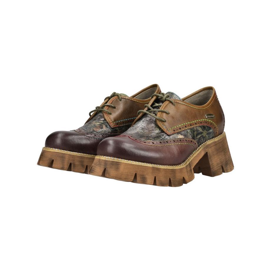 Laura Vita Scarpe Oxford con lacci e suola a piattaforma  