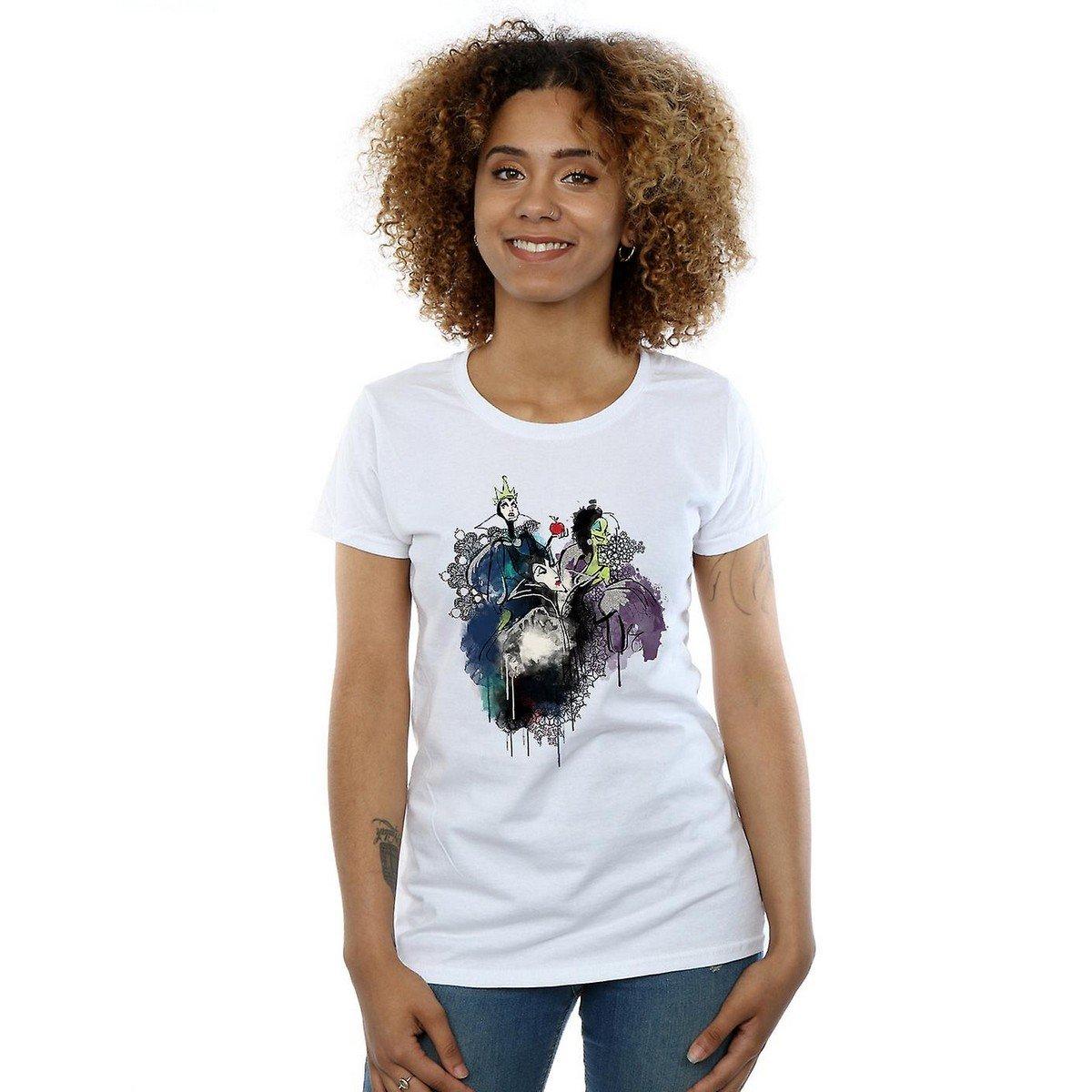 Disney Villains Sketch Regular Fit T-Shirt  