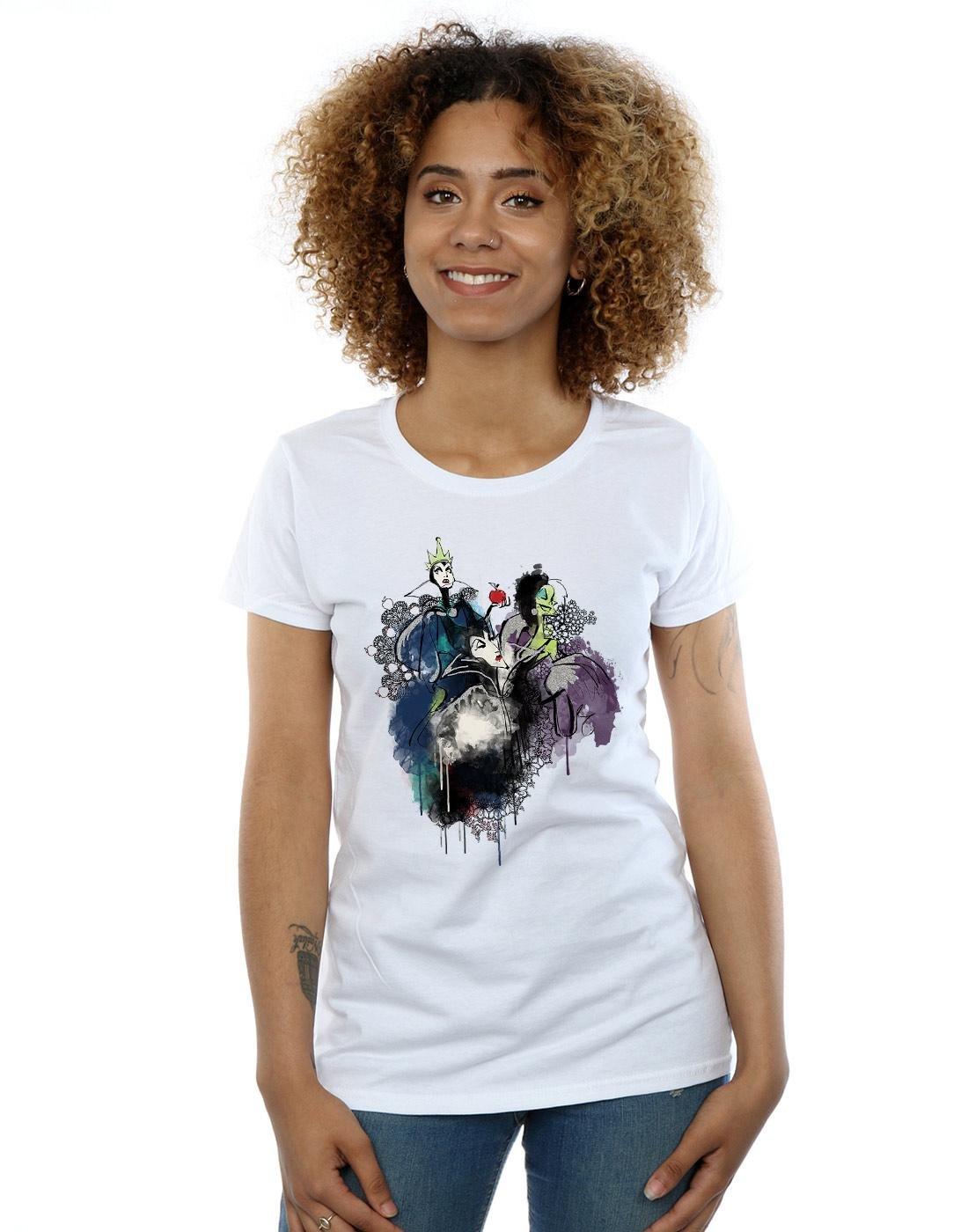 Disney Villains Sketch Regular Fit T-Shirt  
