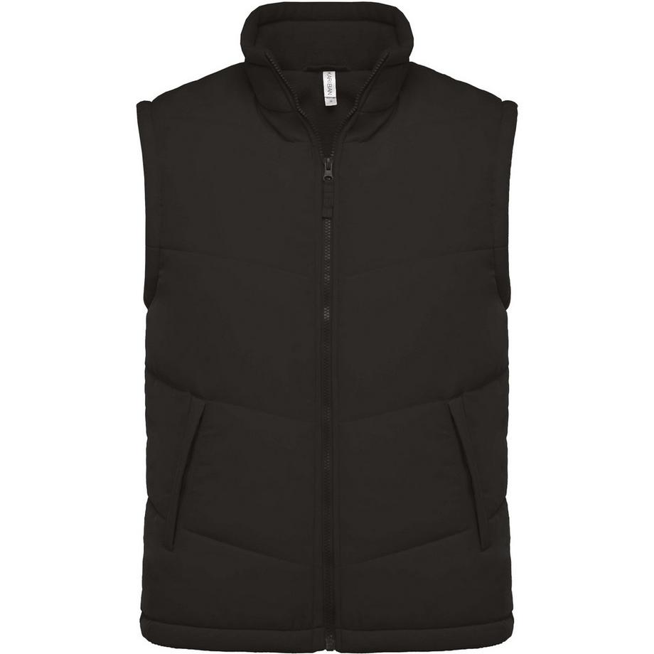 Kariban Gilet sans manches matelassé doublé polaire  
