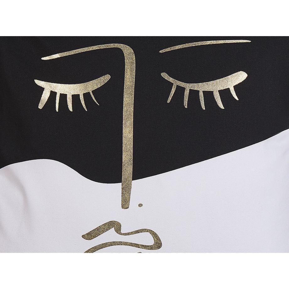 Beliani Cuscino decorativo en Cotone Moderno ABELIA  