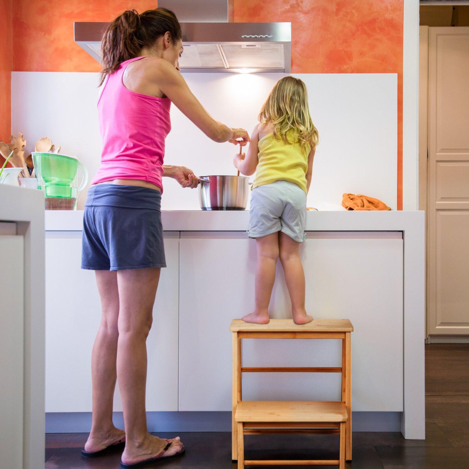 B2X Sgabello pieghevole in bambù  