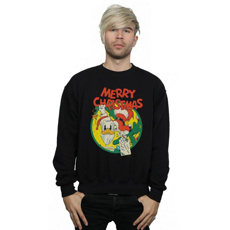 Disney Donald Duck Merry Christmas Sweatshirt  