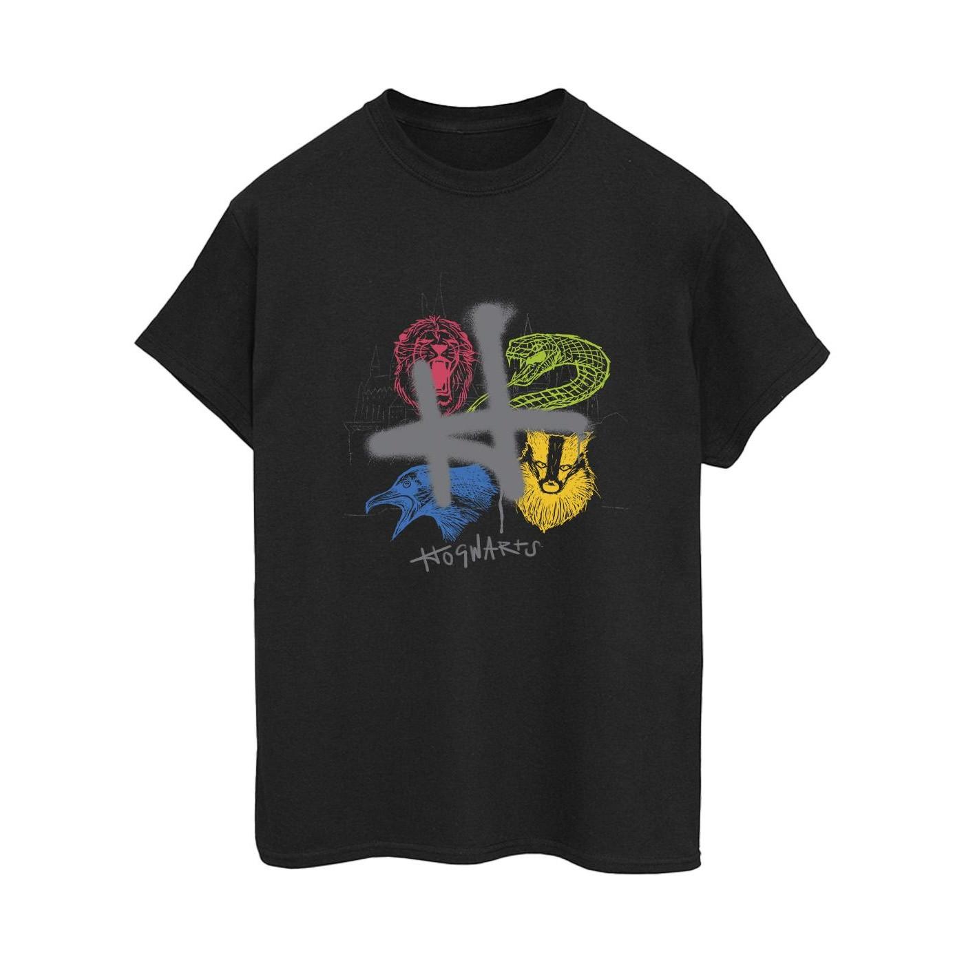 HARRY-POTTER  Tshirt EMBLEMS H SPRAY 