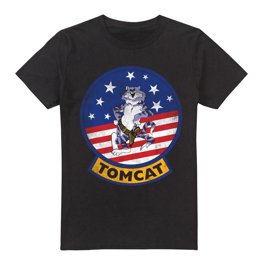 Top Gun Tomcat Bedrucktes T-Shirt  