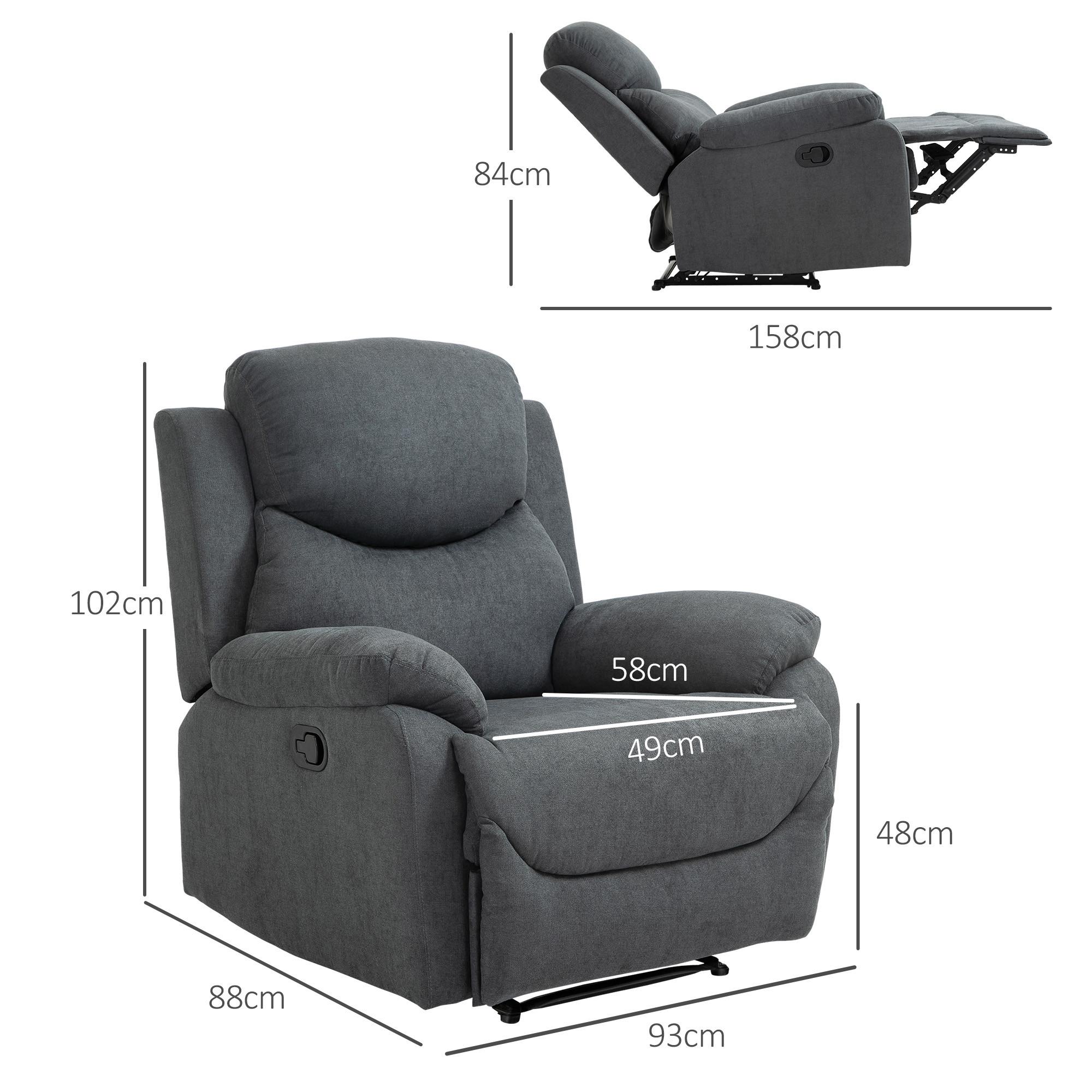 HOMCOM Fauteuil de relaxation  