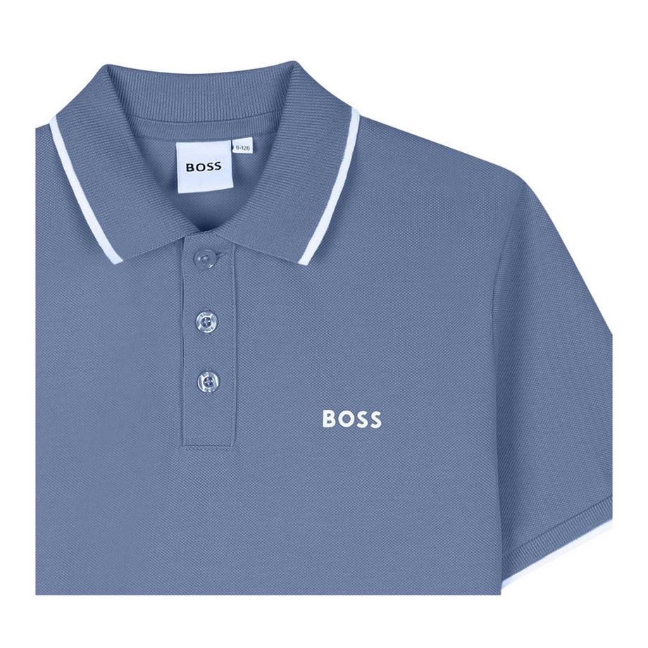 BOSS  Maglietta Polo Con Punta A Contrasto Maniche Corte 