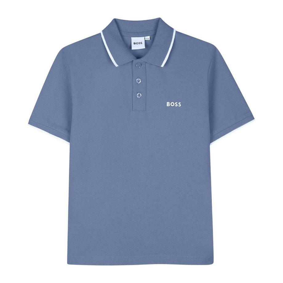 Polo Manches Courtes Motiftyle Rayure Contrastée Sur Bord