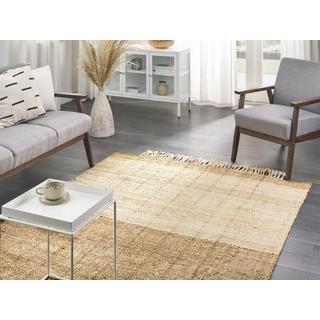 Beliani Tapis en Jute Boho KARKIN  