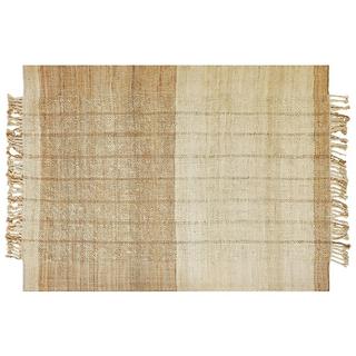 Beliani Teppich aus Jute Boho KARKIN  