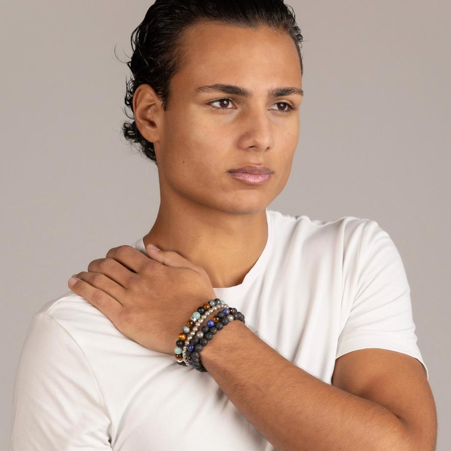 Balibay  Keyro  Armband mit Edelsteinen und 925 Silber 