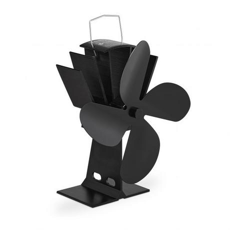 B2X Ventilatore da stufa nero senza elettricità  