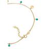 Elli  Bracelet de Cheville Plaque Howlite Turquoise 