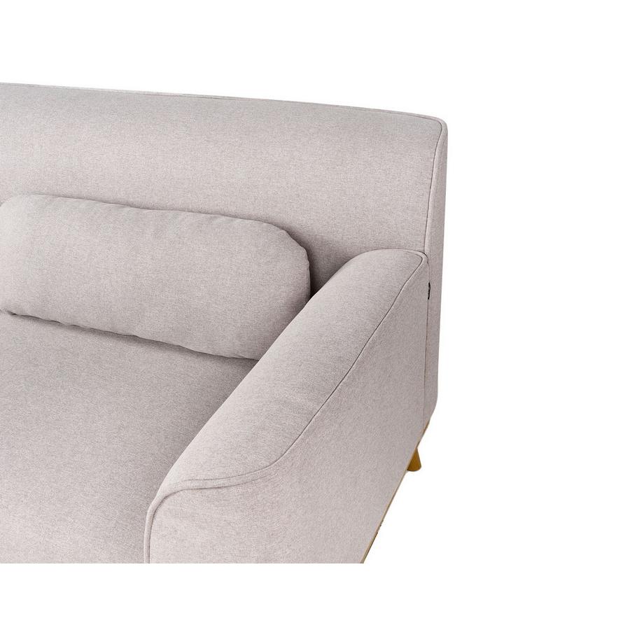 Beliani Canapé d'angle en Tissu Moderne SIMOS  