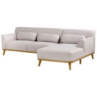 Beliani Ecksofa aus Polyester Modern SIMOS  