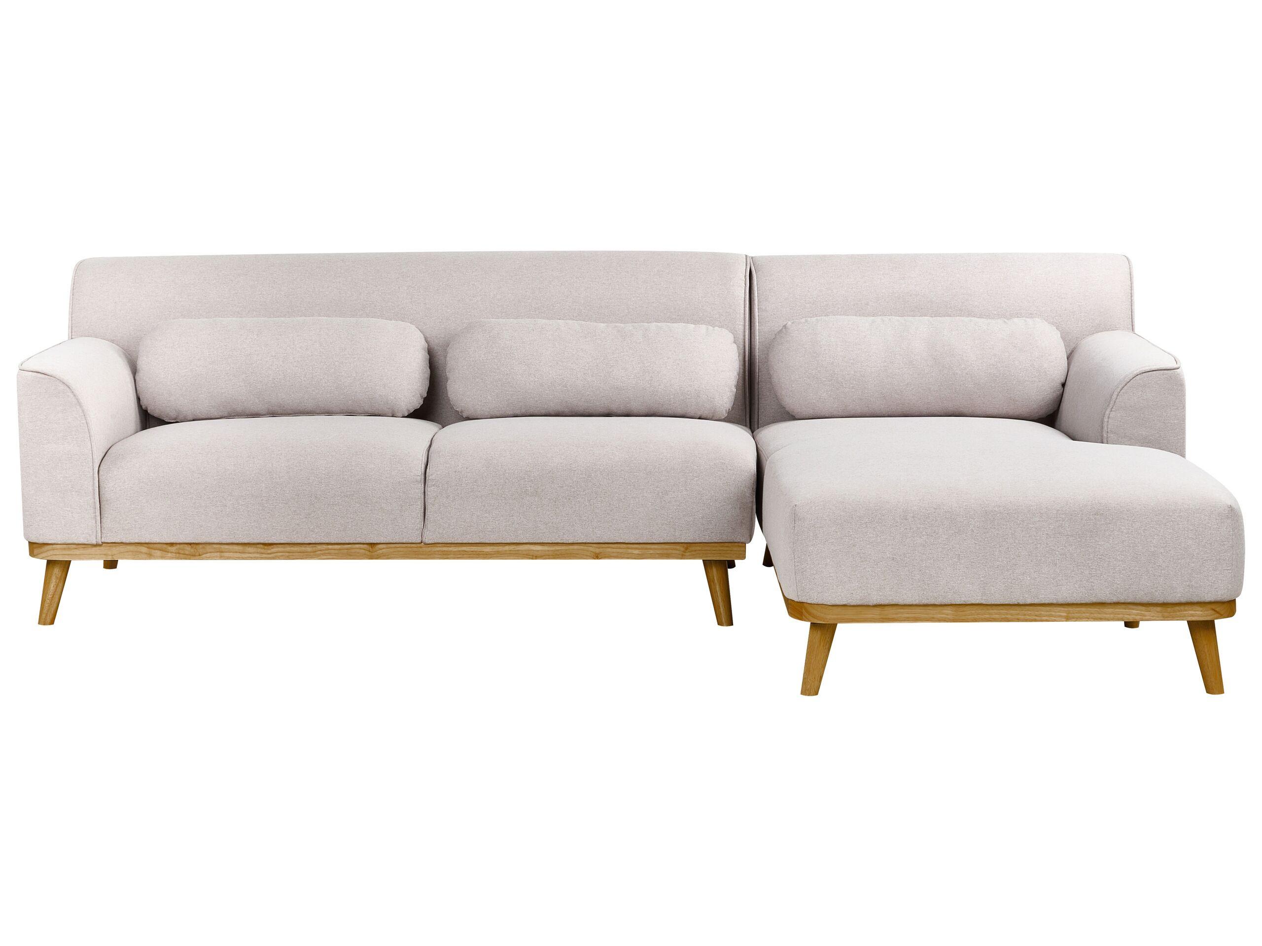 Beliani Ecksofa aus Polyester Modern SIMOS  