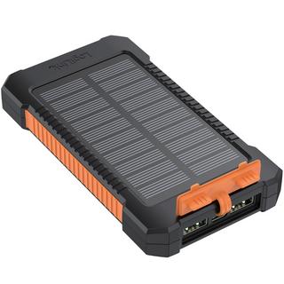 LogiLink  PowerBank 6.000 mAh 10W Solarzelle Schwarz/Orange 