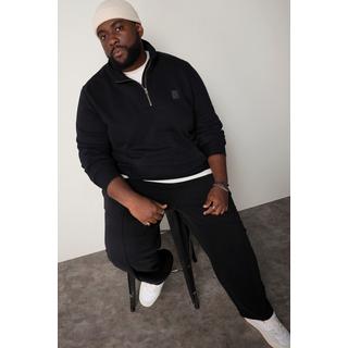 Sthuge Felpa Polo Zip Collo Applicazione  