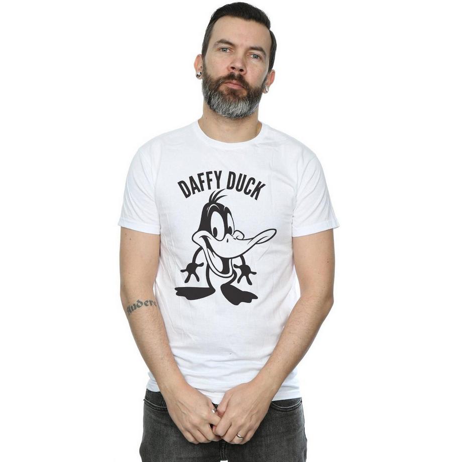 LOONEY TUNES Daffy Duck T-Shirt Stampata  