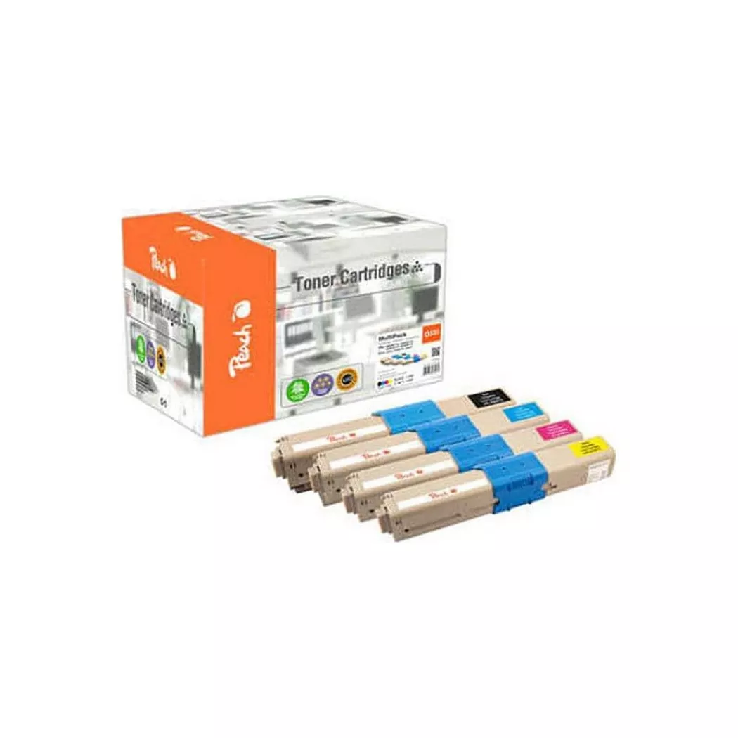 Peach – Toner Oki 4650871x Bk, C, M, Y, One Size