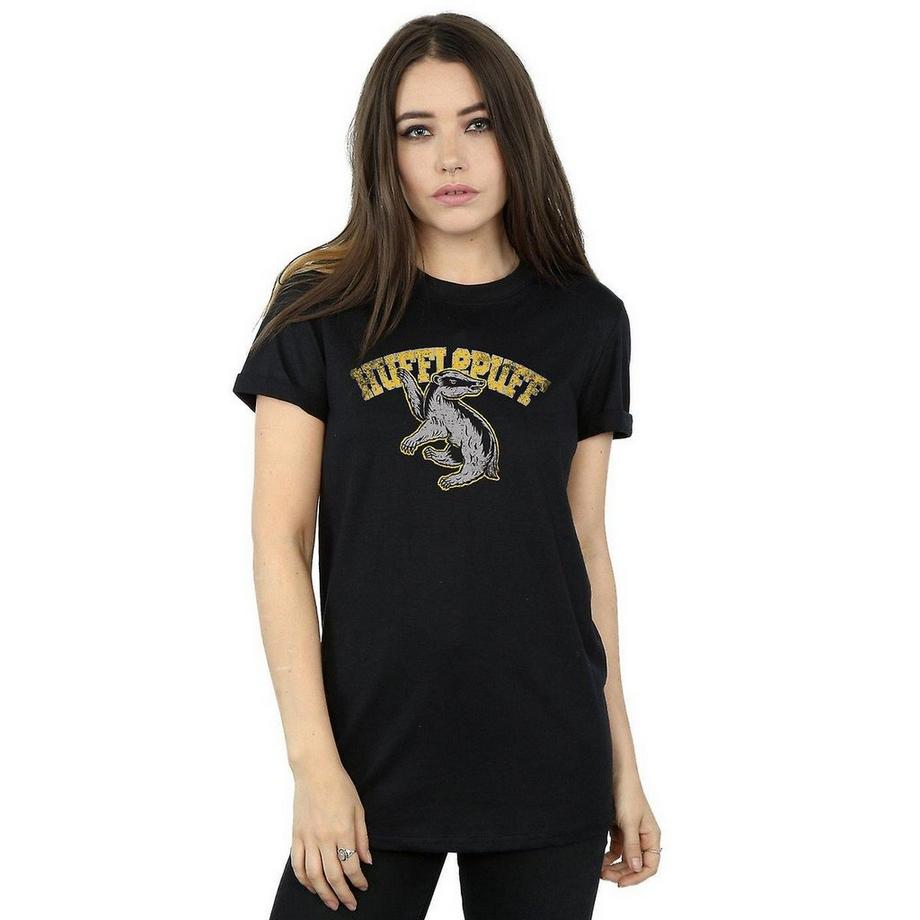 Harry Potter Hufflepuff Dachs Kurzarm T-Shirt  