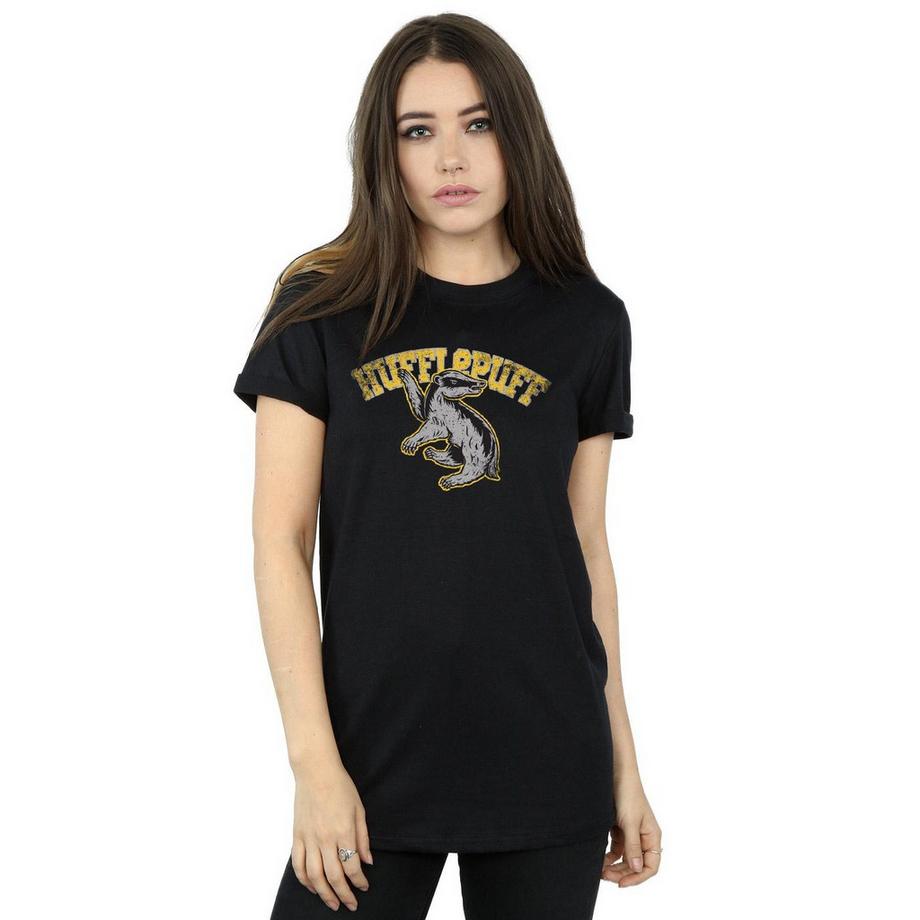 Harry Potter Hufflepuff Dachs Kurzarm T-Shirt  