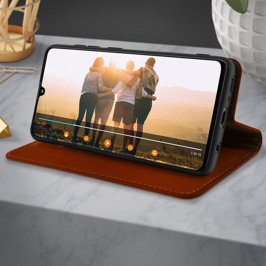 Avizar  Custodia Pelle Nera Samsung Galaxy A41 