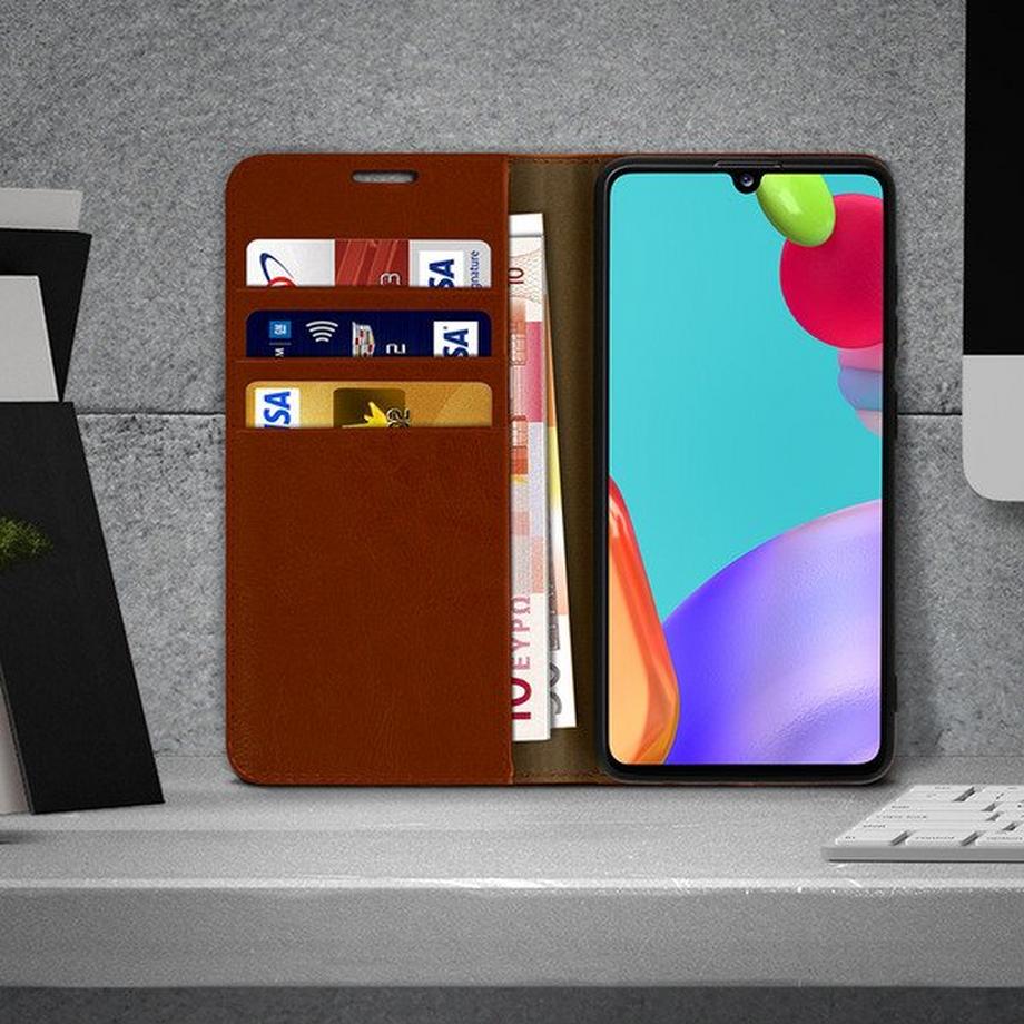 Avizar  Custodia Pelle Nera Samsung Galaxy A41 