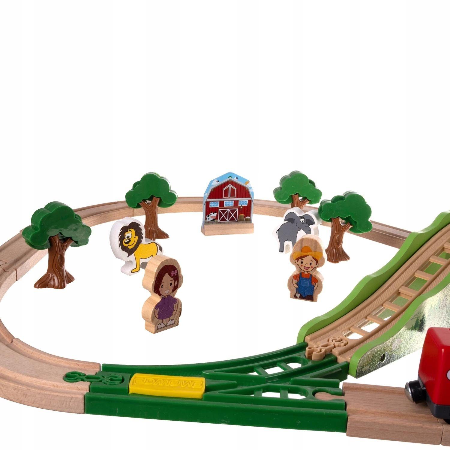 Northio  Ferrovia in legno per bambini 