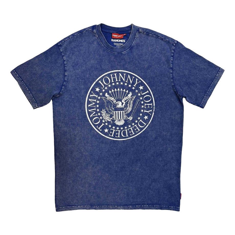 Unplugged T-Shirt, Rückseitiger Aufdruck, Gewaschen