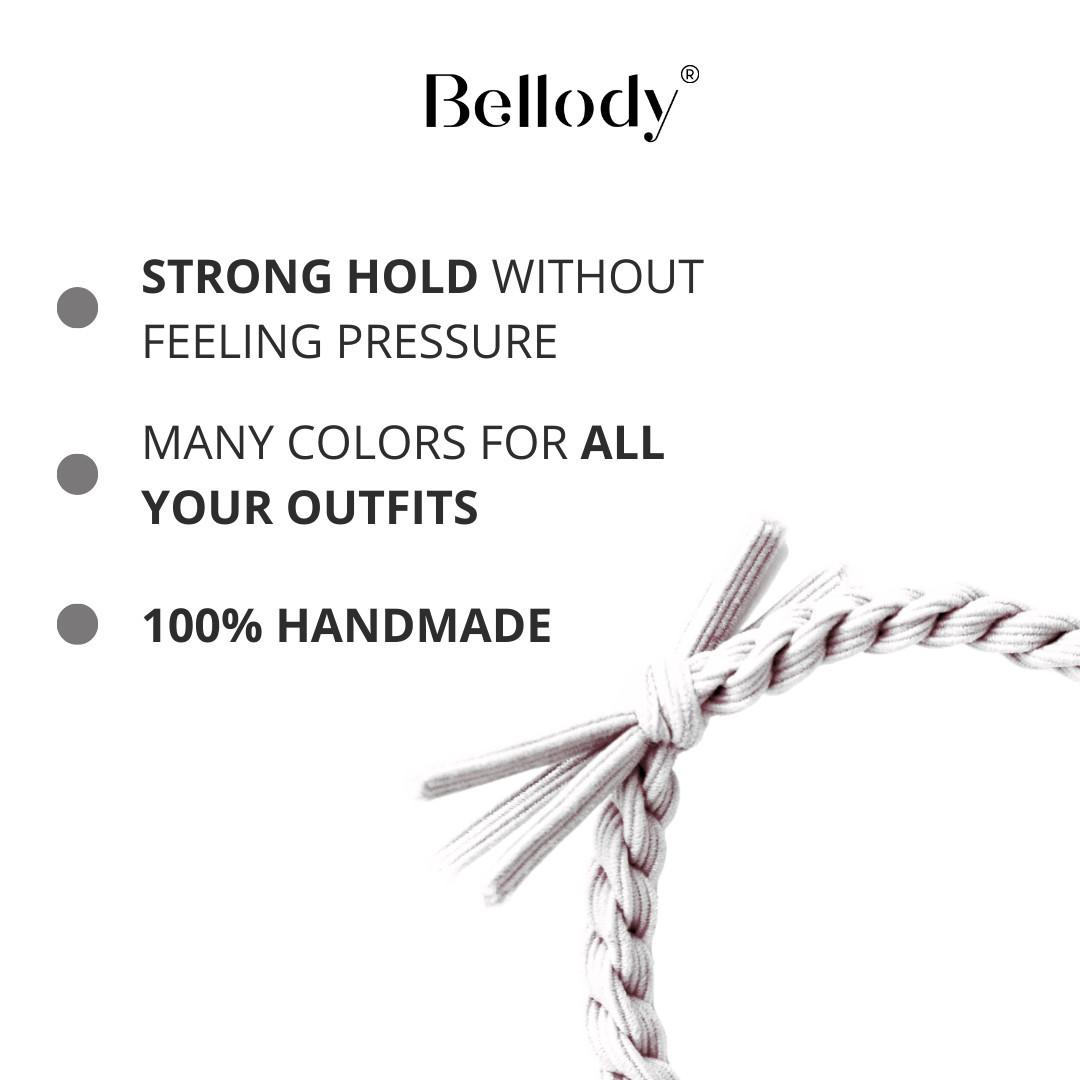 Bellody  Geflochtene Haargummis 4er Set 