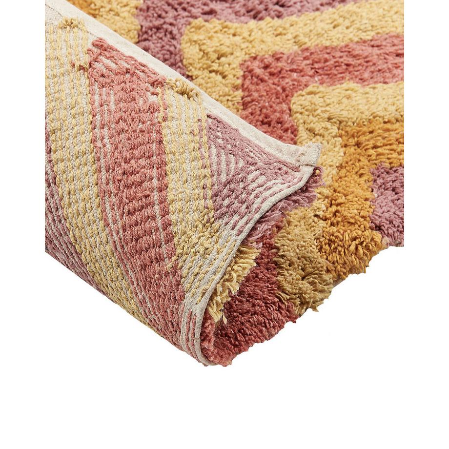 Beliani Teppich aus Baumwolle Retro CANAKKALE  