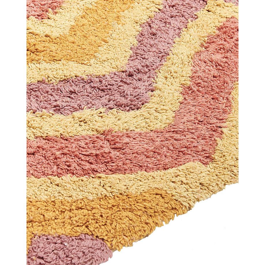 Beliani Teppich aus Baumwolle Retro CANAKKALE  