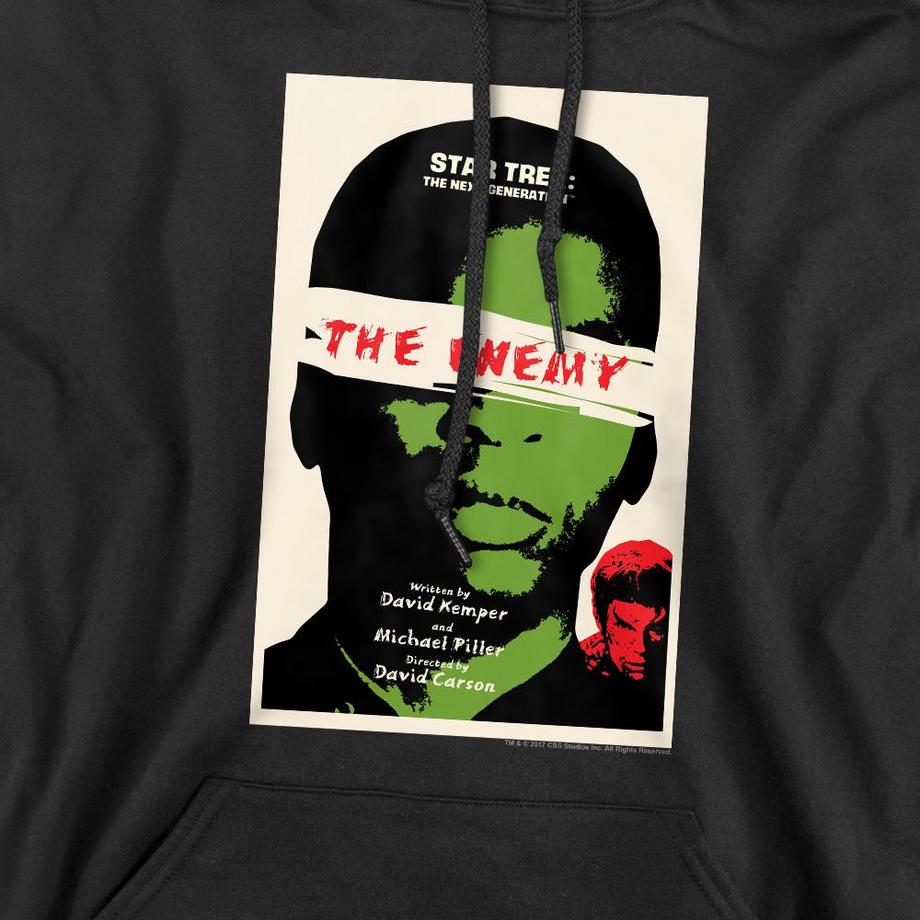 Star Trek The Next Generation Stagione 3 Episodio 7 Felpa con Cappuccio  