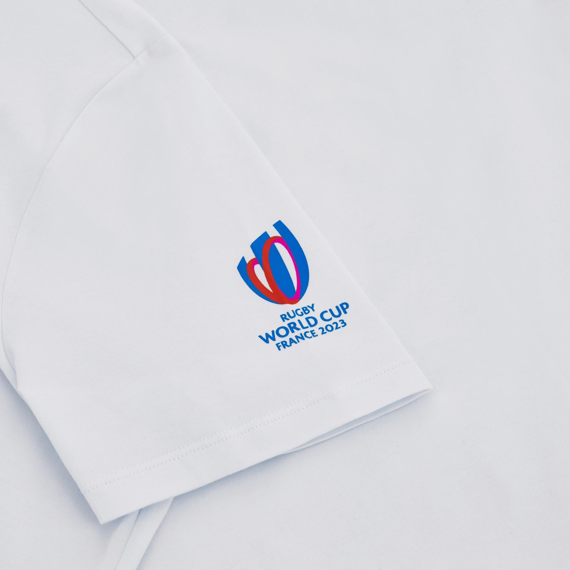 macron  polycotton-t-shirt, damen rwc frankreich 2023 