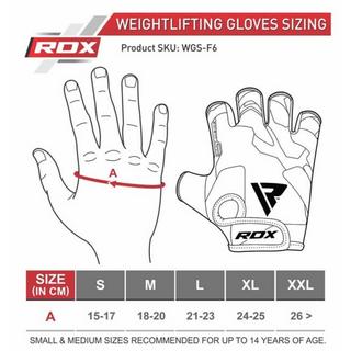 RDX SPORTS  RDX F6 Gants de Fitness 