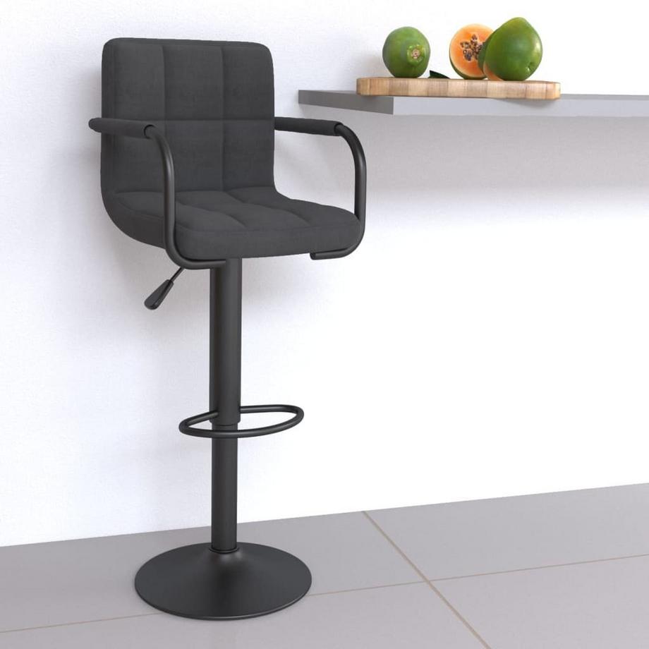 VidaXL Tabouret de bar tissu  