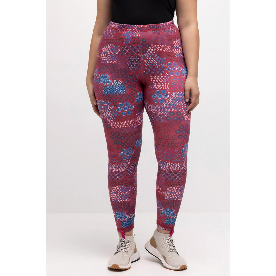 Ulla Popken Leggings da sci riciclati ad asciugatura rapida  