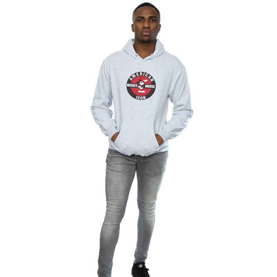 Disney Mickey Mouse American Icon Felpa con Cappuccio  