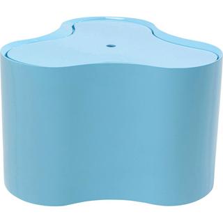 KARE Design Table d&#039;appoint Lotus bleu clair 35  