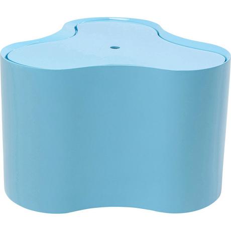 KARE Design Table d&#039;appoint Lotus bleu clair 35  