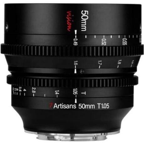 7ARTISANS  7Artisans 50mm T1.05 APSC Cine (Sony E) 