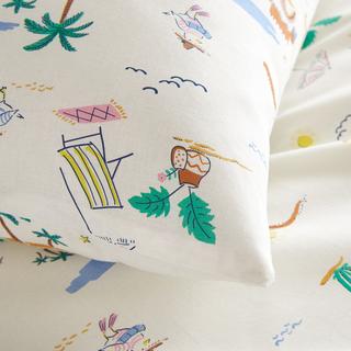 La Redoute Intérieurs Olias Parure de Lit 50% Coton Recyclé  