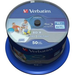 Verbatim  Verbatim Blu-ray BD-R SL 25GB 6x 50er bedruckbar 
