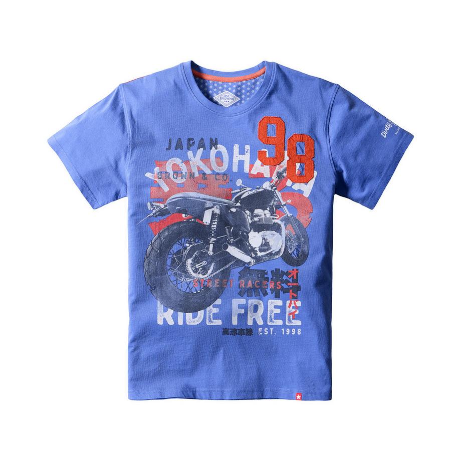 Joe Browns T-Shirt Stampa Grafica Ride Free  